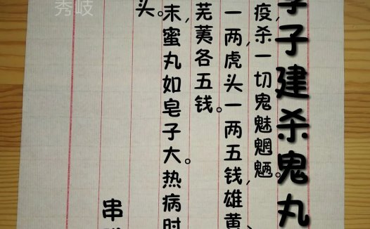 中医治疗中邪发疯杀人（精神病）的案例